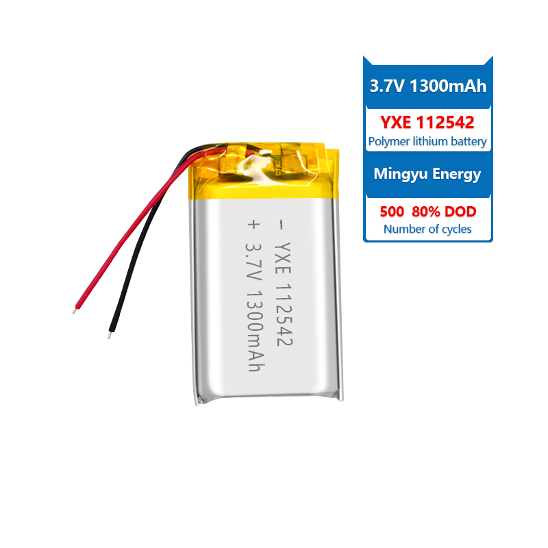 3.7 V Li-ion Battery 112542-1300mah
